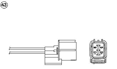 NGK lambda jutiklis 0299