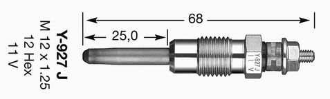 NGK kaitinimo žvakė 4916