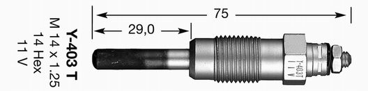 NGK kaitinimo žvakė 7494