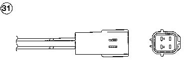 NGK lambda jutiklis 90230