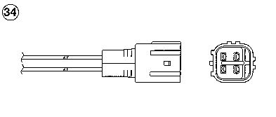 NGK lambda jutiklis 95698