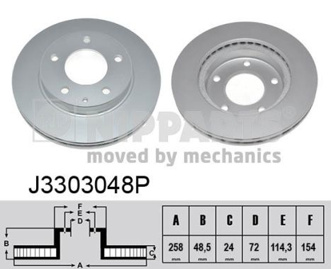 NIPPARTS Тормозной диск J3303048P