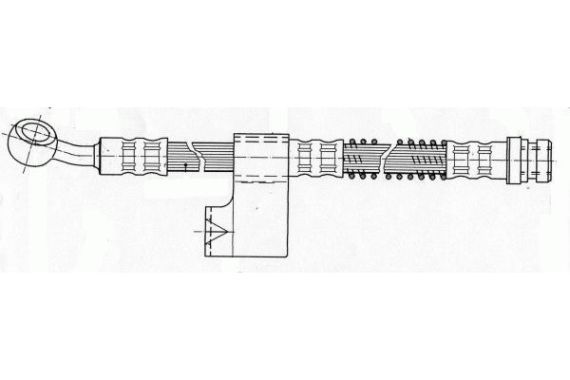 NIPPARTS stabdžių žarnelė J3700543