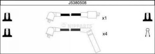 NIPPARTS Комплект проводов зажигания J5380508