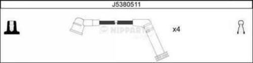 NIPPARTS Комплект проводов зажигания J5380511