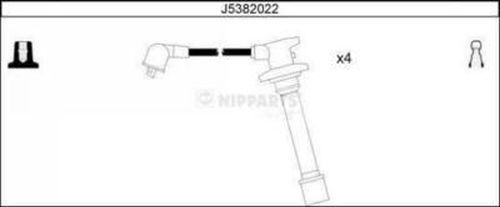 NIPPARTS uždegimo laido komplektas J5382022