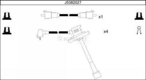 NIPPARTS Комплект проводов зажигания J5382027