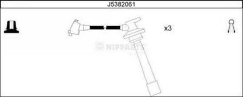 NIPPARTS uždegimo laido komplektas J5382061
