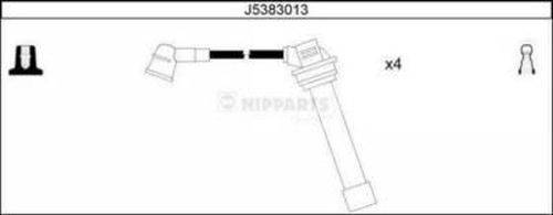 NIPPARTS uždegimo laido komplektas J5383013