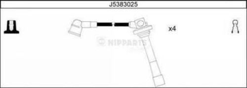 NIPPARTS uždegimo laido komplektas J5383025