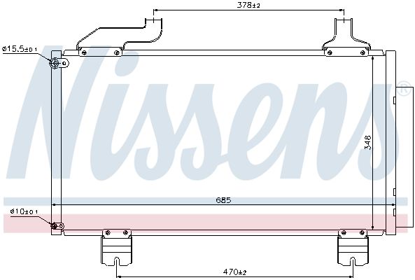 NISSENS Конденсатор, кондиционер 940114