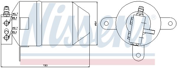 NISSENS Осушитель, кондиционер 95006