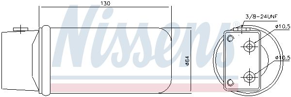 NISSENS Осушитель, кондиционер 95043