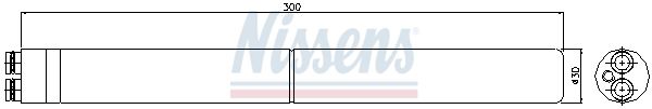 NISSENS Осушитель, кондиционер 95443