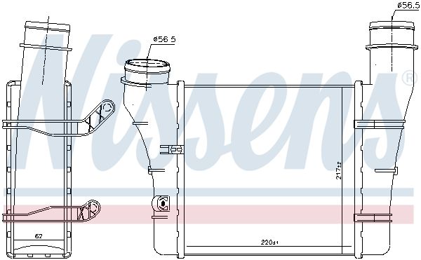 NISSENS Интеркулер 96707