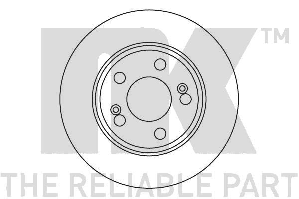 NK Тормозной диск 203951