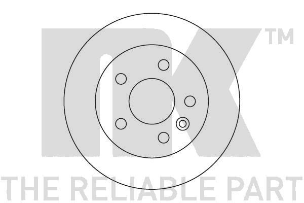NK Тормозной диск 204731