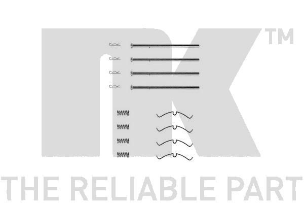 NK Комплектующие, колодки дискового тормоза 7923920