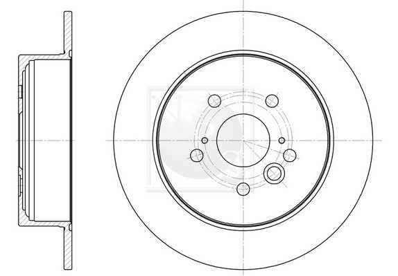 NPS Тормозной диск T331A44