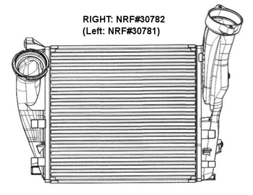 NRF tarpinis suslėgto oro aušintuvas, kompresorius 30782
