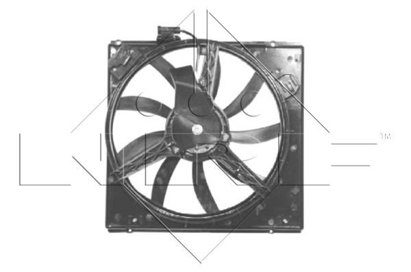 NRF Вентилятор, охлаждение двигателя 47052