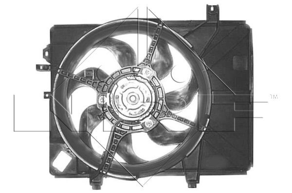 NRF Вентилятор, охлаждение двигателя 47684