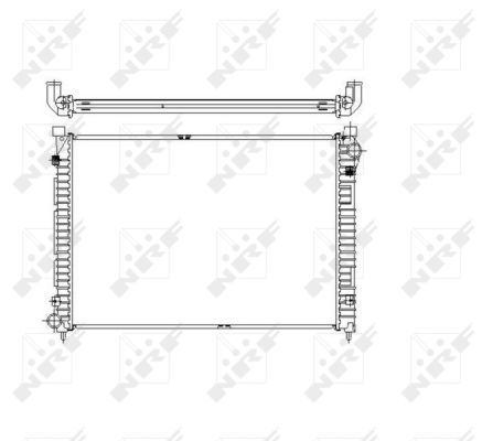 NRF radiatorius, variklio aušinimas 55444