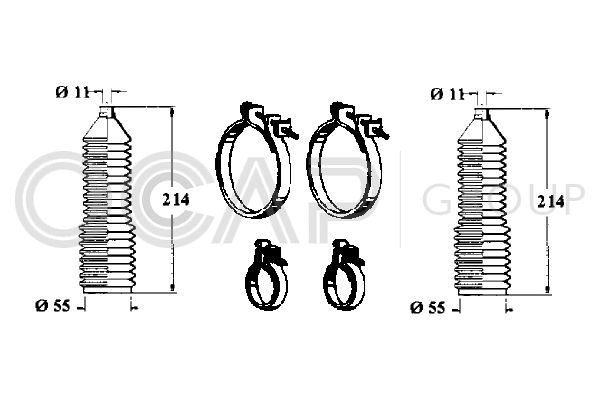 OCAP gofruotoji membrana, vairavimas 0901161