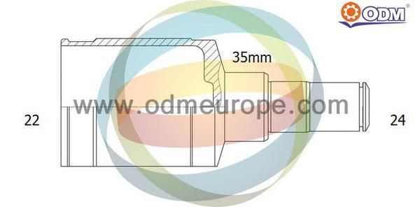 ODM-MULTIPARTS jungčių komplektas, kardaninis velenas 14-056407