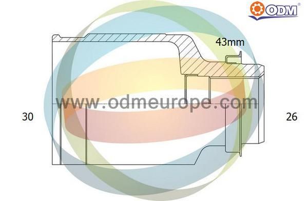 ODM-MULTIPARTS jungčių komplektas, kardaninis velenas 14-056450