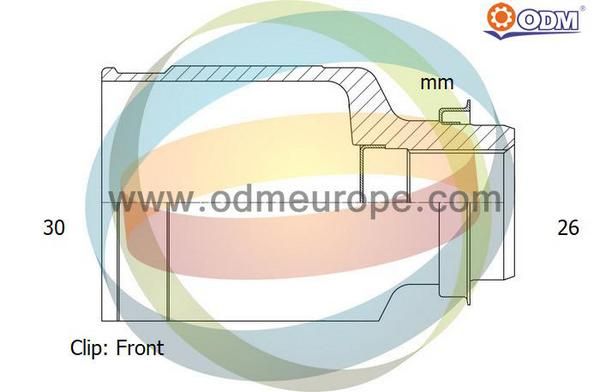 ODM-MULTIPARTS jungčių komplektas, kardaninis velenas 14-216098