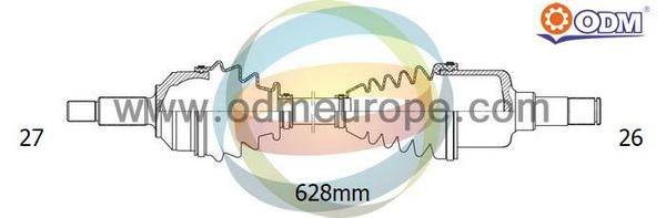 ODM-MULTIPARTS kardaninis velenas 18-031010