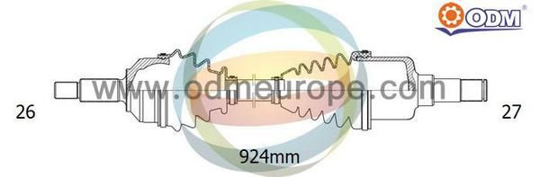 ODM-MULTIPARTS Приводной вал 18-041010