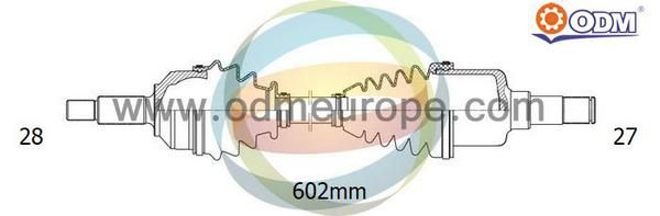 ODM-MULTIPARTS kardaninis velenas 18-042020