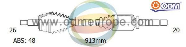 ODM-MULTIPARTS Приводной вал 18-092121