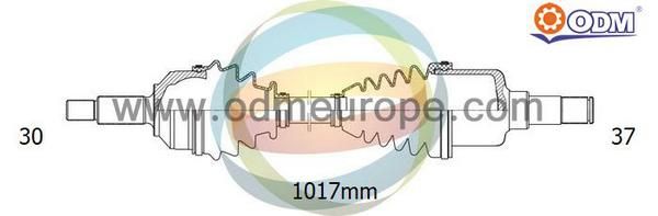 ODM-MULTIPARTS kardaninis velenas 18-142040