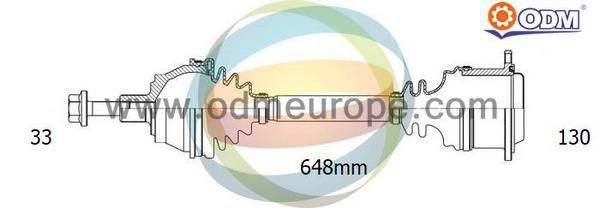 ODM-MULTIPARTS Приводной вал 18-212640