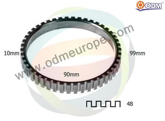 ODM-MULTIPARTS Зубчатый диск импульсного датчика, противобл. устр 26-160007