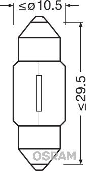 OSRAM lemputė, skaitymo apšvietimas 6438