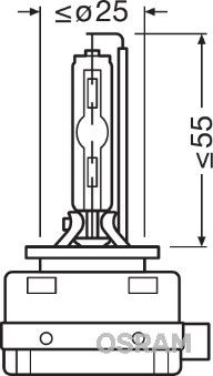 OSRAM Лампа накаливания, фара дальнего света 66140ULT-HCB