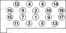 PAYEN Комплект болтов головки цилидра HBS061