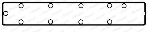 PAYEN Прокладка, крышка головки цилиндра JM7121