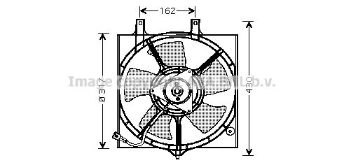 PRASCO ventiliatorius, radiatoriaus DN7510
