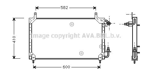 PRASCO Конденсатор, кондиционер DW5006