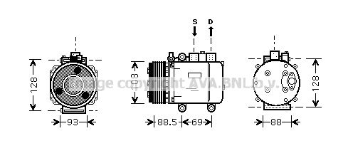 PRASCO kompresorius, oro kondicionierius FDK174