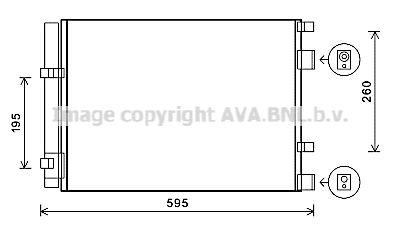 PRASCO Конденсатор, кондиционер HY5268D