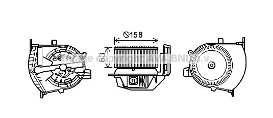 PRASCO elektrovariklis, vidinis pūtiklis RT8585