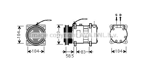 PRASCO kompresorius, oro kondicionierius RTK433