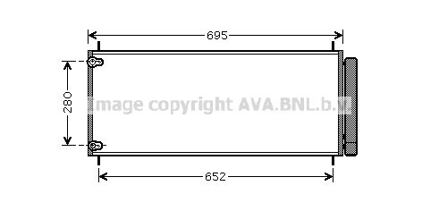 PRASCO Конденсатор, кондиционер TO5406D