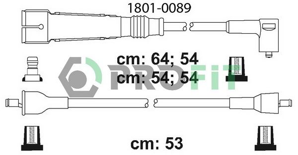 PROFIT Комплект проводов зажигания 1801-0089